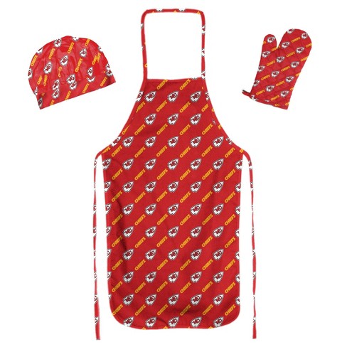 NFL Apron and Chef Hat Set Kansas City Chiefs