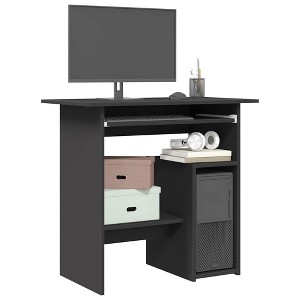 vidaXL Desk Gray 31.5"x17.7"x29.1" Engineered Wood - 1 of 4