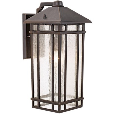 Kathy Ireland J du J Sierra Craftsman 16 1/2" High Outdoor Wall Light