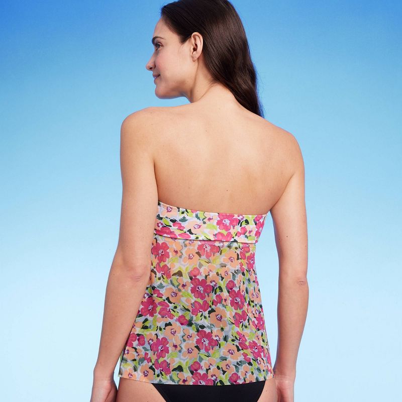 Women's Floral Print Tankini Top - Kona Sol™ Multi, 3 of 10