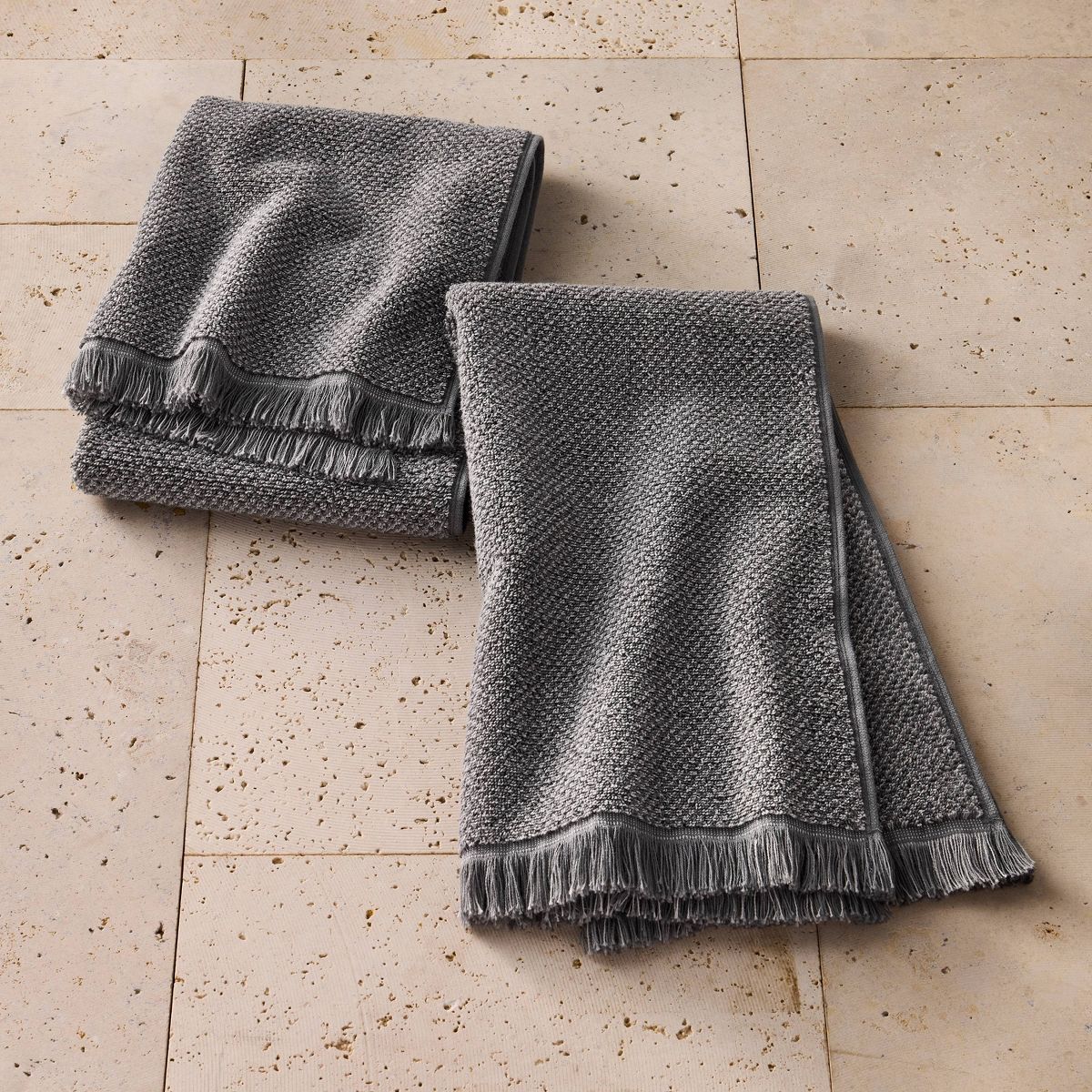 2pk Organic Texture Hand Towel - Casaluna™