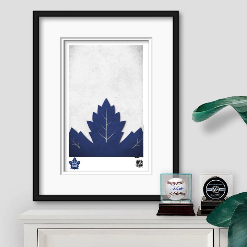 NHL Toronto Maple Leafs Logo Art Poster Print, 2 of 5