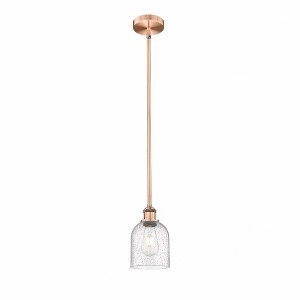 Bella - 1 Light Stem Hung Mini Pendant In Industrial Style-9 Inches Tall and 5.5 Inches Wide - 1 of 1