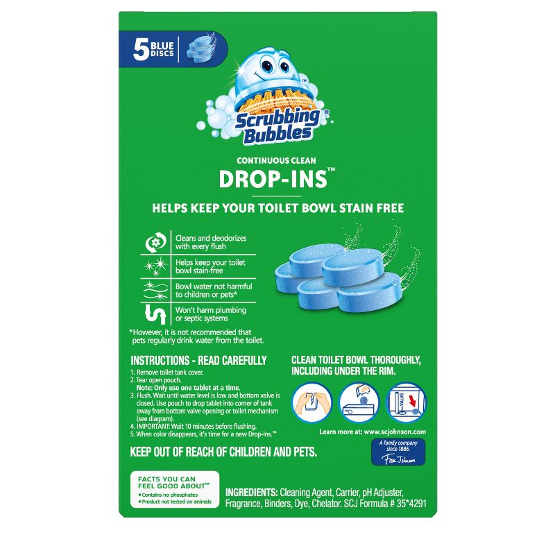 Scrubbing Bubbles Continuous Clean Drop-Ins Toilet Bowl Cleaner, 4 of 12