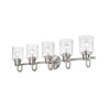 Kinsley 5-Bulb Industrial Pendant Light - Dimmable, Damp Rated, 35" Wide - 3 of 4