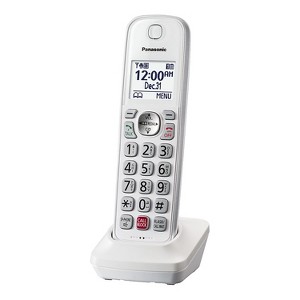 Cordless Phone Accessory Handset for Panasonic® KX-TGD81x and KX-TGD83x Series, White, KX-TGDA83W - 1 of 4