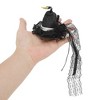 Unique Bargains Women's Halloween Funny Witch Hat Duckbill Clip Black 1 Pc - 4 of 4