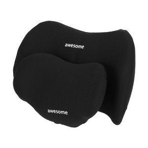 Unique Bargains Breathable Car Headrest Lumbar Support Memory Ergonomic Design Foam Support - 1 of 4