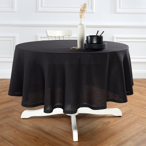 Solino Home Linen Hemstitch Round Tablecloth | Sonoma - 1 of 4
