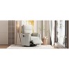NicBex Linen Glider Rocking Chair,Upholstered Swivel Recliner Chairs with High Backrest,Modern Rocking Chair,Nursing Chair for Bedroom - 2 of 4