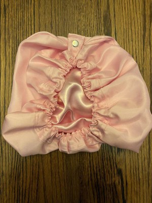 Sassy Hair Cap Expandable 2-in-1 Satin Sleep Cap - Pink