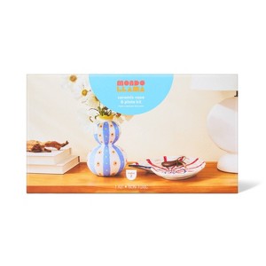 Ceramic Vase and Plate Painting Craft Kit - Mondo Llama™ - 1 of 4