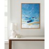 Kate & Laurel All Things Decor 18"x24" Sylvie Golden Dunes Framed Canvas by Giuliana Lazzerini Natural: Coastal Style - 4 of 4