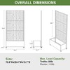 PexFix Outdoor Metal Trellis with Planter Box - 4 of 4