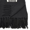 50"x60" Cotton Throw Blanket with Fringed Lines - Saro Lifestyle - image 2 of 4