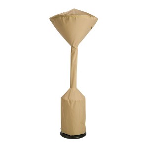 Classic Accessories 34" Terrazzo Water Resistant Stand Up Round Patio Heater Cover Beige - 1 of 4