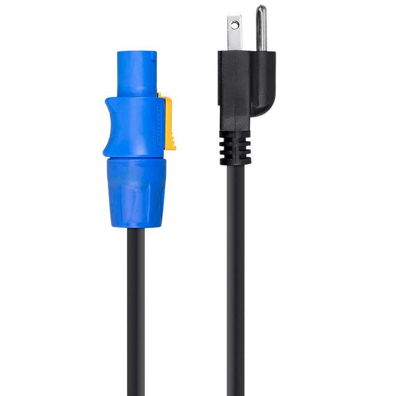 Monoprice Pro Power Cable - 1.5 Feet | 16 AWG NEMA 5-15P to powerCON Connector - Stage Right, 2 of 7
