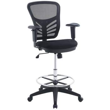Articulate Drafting Chair Black - Modway
