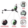 Sunny Health & Fitness Hydro Dual Resistance Smart Magnetic Water Rowing Machine - 3 of 4
