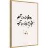 Amanti Art 23"x33" All Is Bright by Eins Kubistika Framed Canvas Wall Art Print - 2 of 4