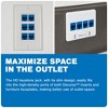 ICC CAT6 RJ45 Keystone Jack for HD Style - IC107F6VWH - Data and Networking Cables - 3 of 4