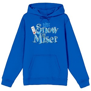 The Year Without Santa Claus Snow Miser Men's Royal Blue Graphic Hoodie - 1 of 3