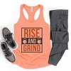 Simply Sage Market Women's Rise and Grind Kettleball Racerback Tank - 2 of 3