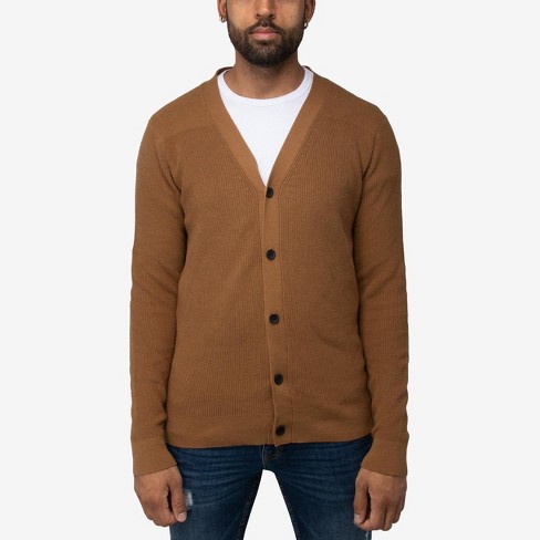 X RAY Men's Mock Turtleneck Sweater(Available in Big & Tall) in BRITISH  KHAKI Size Medium