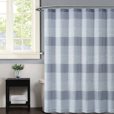 Multi-striped Shower Curtain Gray - Truly Soft : Target