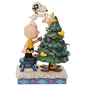 Jim Shore 8.25 In Finishing Touches Snoopy Charlie Brown Peanuts Figurines - 1 of 3