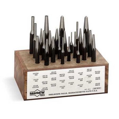 MAYHEW 80040 Combination Punch Set,24 Pieces