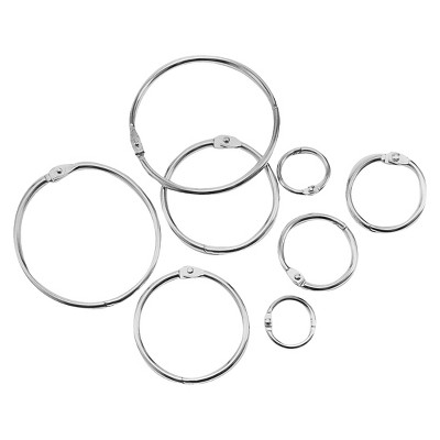 Binder Rings 8ct - Up&Up , Silver
