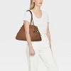 Solid Soft Satchel Handbag - A New Day™ - 2 of 4