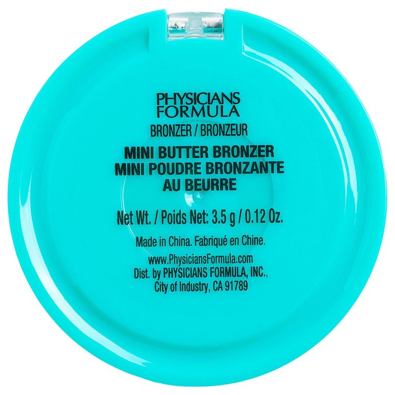 PhysiciansFormula Butter Bronzer Mini - Bronze - 0.12oz: Murumuru Infused, Radiant Glow, Soft-Focus Pigments, 5 of 8