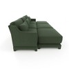 Christopher Knight Home Zona 105.9" Chenille Upholstered 3 Seat Sectional Sofa with Three Ottomans - 4 of 4