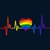 Adult Design By Humans Pride Heartbeat Heart Love By KangThien Tank Top - 2 of 2