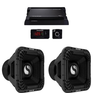 Kicker (2) 49L7X151 - SoloX L7X 15-Inch & WXA3600.1 Warhorse Mono Amplifier - 1 of 4