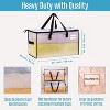 4/6/8 Pack Moving Bags, Comforter and Blanket Storage Bags for Closet, Moving Boxes, Boxes with Lids Alternative - 2 of 4