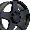 OE Wheels LLC CV91B-20085-8180-44B1 Satin Black Wheel Painted (20 x 8.5 inches /8 x 180 mm, 44 mm Offset) - 4 of 4
