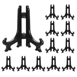 Unique Bargains Card Photo Frame Plate Holder Acrylic Easel Display Stands 3 Inch 12 Pcs - 1 of 4