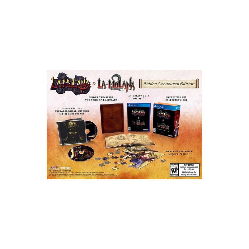 LA-MULANA 1 & 2: Hidden Treasures Edition for PlayStation 4, 1 of 2