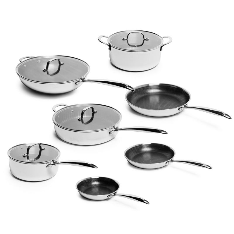 Lexi Home Tri-ply Stainless Steel Nonstick 11-Piece Cookware Set, 1 of 7
