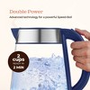 Speed-Boil Electric Kettle 1.7L Coffee & Tea Boiler 1500W, Borosilicate Glass, Wide Opening, Cool Touch Handle, Boil Dry Protection - 4 of 4