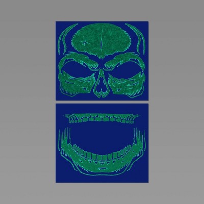 Glow Skull Bag Of Temporary Costume Tattoos - Hyde and EEK! Boutique™