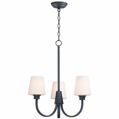 Maxim Lighting Shelter 3 - Light Chandelier in  Black