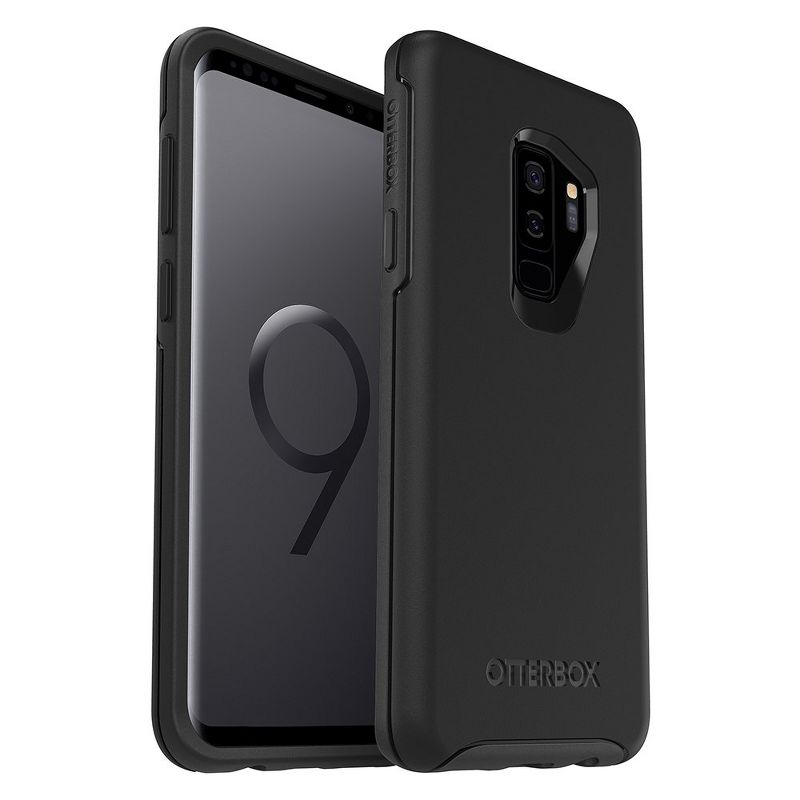 OtterBox SYMMETRY SERIES Galaxy S9 Plus - Black - Manufacturer Refurbished, 1 of 4