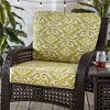 Kensington Garden 2pc Outdoor Chair Back Cushion Set - 2 of 4