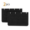 INSPIRE CHIC Women's Brassiere Bra Underwear Strap Extension 3 Rows 4 Hooks - 2 of 4