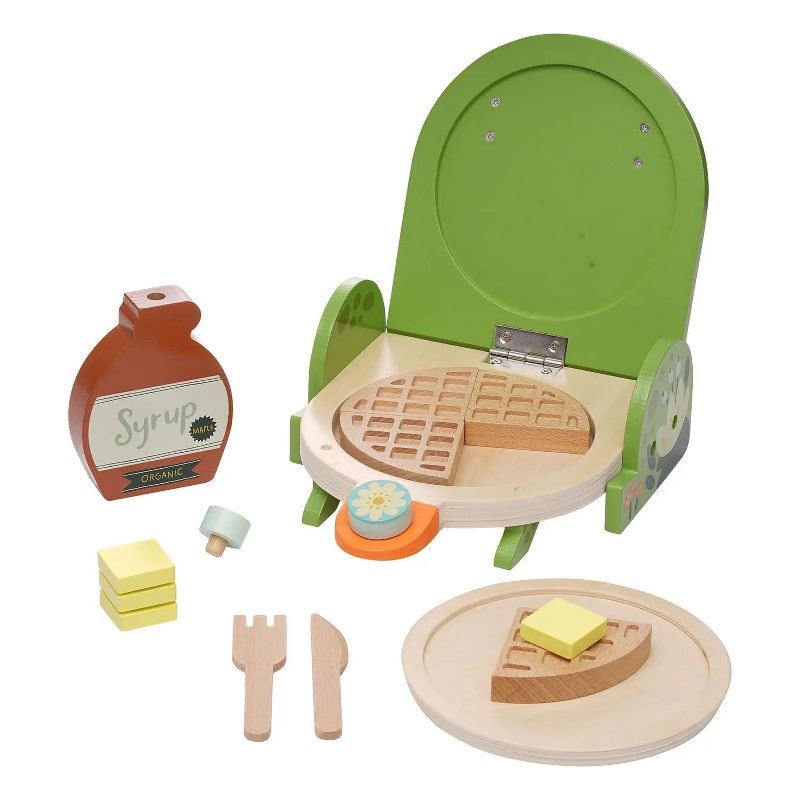 Manhattan Toy Ribbit Waffle Maker Toddler & Kids Pretend Play Cooking Toy Set, 3 of 11