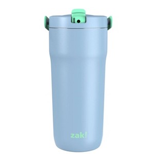 Zak Designs 20 fl oz Double Walled Stainless Steel Sutton Grip Insulated Tumbler - 1 of 4
